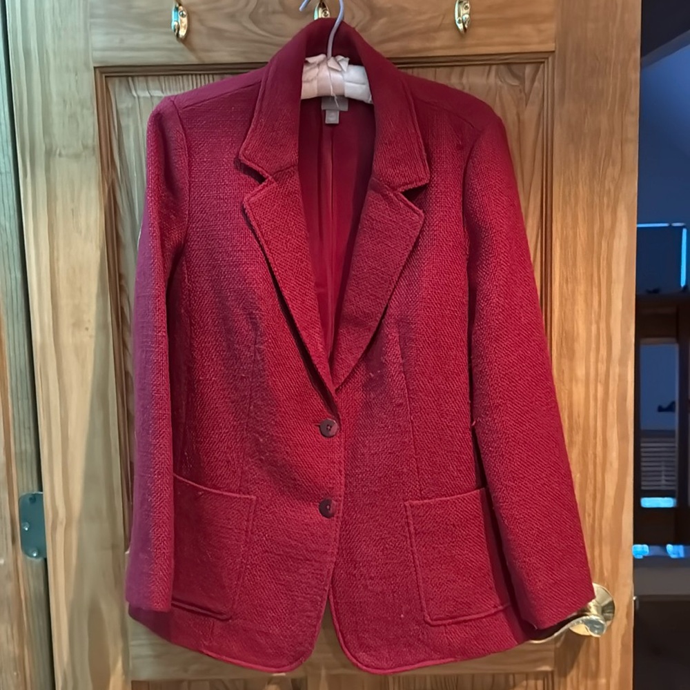 JJill Red Blazer
